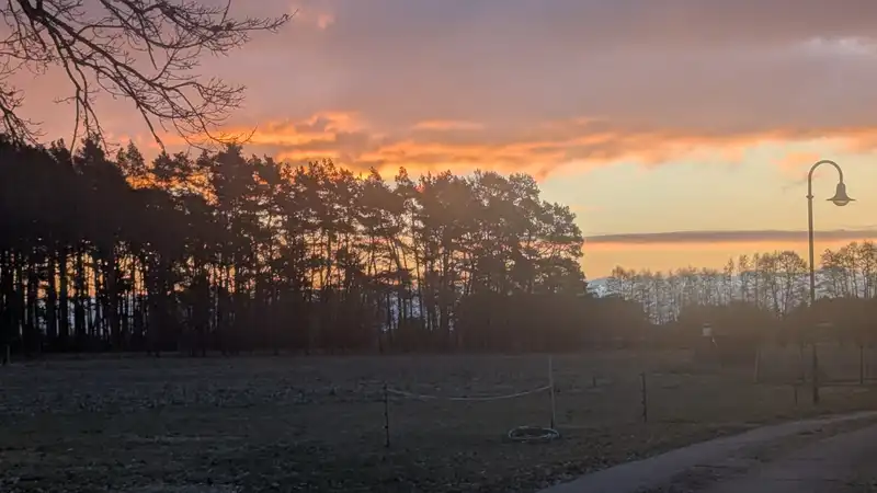 Landschaft um Deutsch